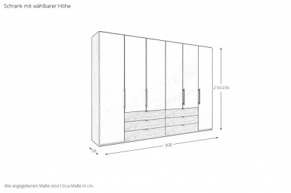Malta von Wiemann - Schlafzimmer Eiche teilmassiv - Champagnerglas