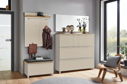 Vortina von Voss - Garderobenset Balkeneiche & Glas Sahara