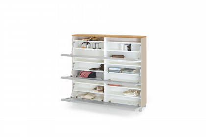 Vortina von Voss - Garderobenset Balkeneiche & Glas Sahara