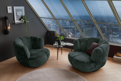Muriel von ED-Lifestyle - Drehsessel winter moss