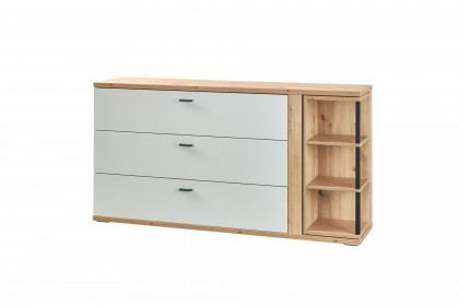 Modica von IDEAL Möbel - Sideboard Eiche Artisan/ modern white