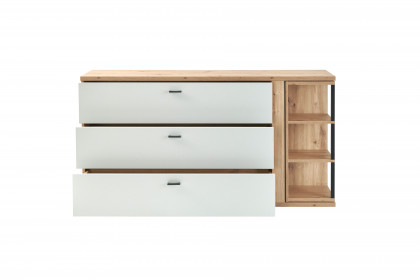 Modica von IDEAL Möbel - Sideboard Eiche Artisan/ modern white