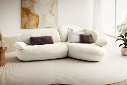 KOINOR Stones - Designersofa Variante rechts weiß