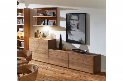 Selecto von Schösswender - Wohnwand SE 18 Wildeiche barrique geölt