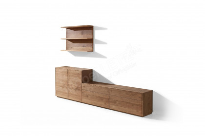 Selecto von Schösswender - Wohnwand SE 18 Wildeiche barrique geölt