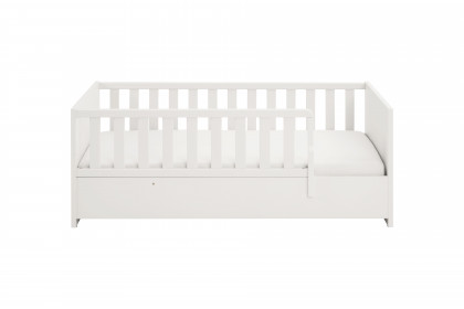 Little Snu von Paidi - bodennahes Kinderbett weiß 70x140 cm