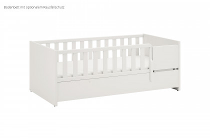 Little Snu von Paidi - bodennahes Kinderbett weiß 70x140 cm