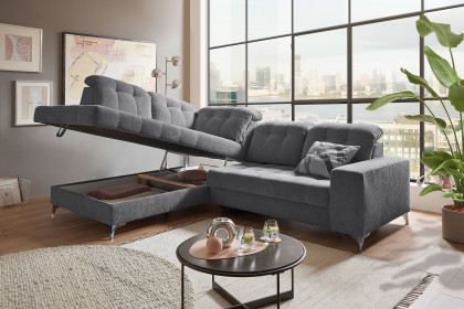 Varadero von ED-Lifestyle - Ecksofa links anthrazit