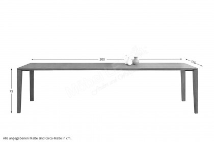 Glarus Mels von SIT Mobilia - Esstisch in Nussbaum