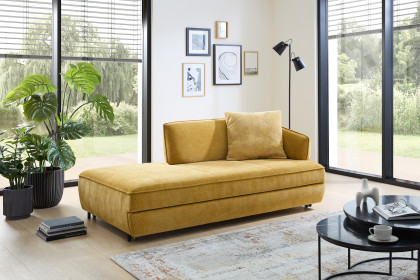 Ilka-Sleep von Bali - Einzelliege mit Schlaffunktion in Gelb