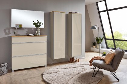 Vortina von Voss - Garderobenset Sahara Glas mit Balkeneiche