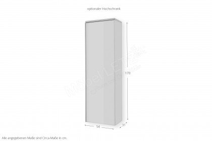 Vortina von Voss - Garderobenset Sahara Glas mit Balkeneiche
