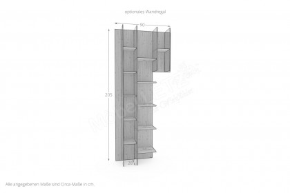 Vala von Hartmann - Highboard aus massiver Kerneiche
