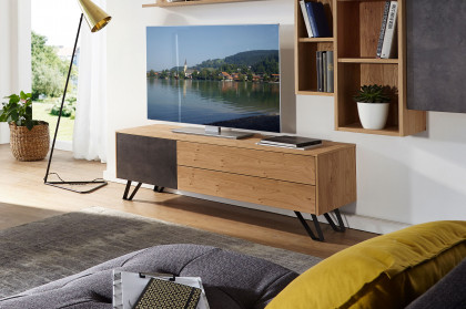 Selecto von Schösswender - Lowboard SE 35UR Wildeiche/ Beton dunkel