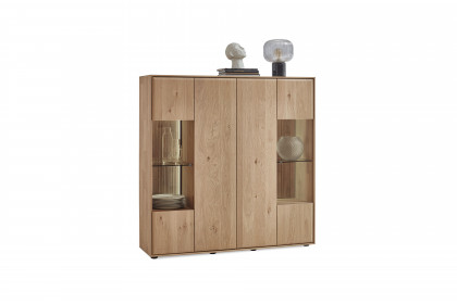Vala von Hartmann - Highboard 7141 Kerneiche massiv