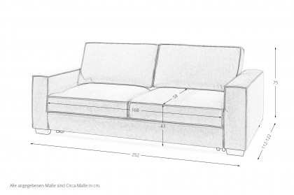 Jana von Bali - Schlafsofa mint