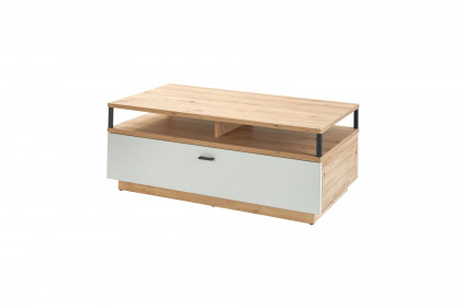 Modica von IDEAL Möbel - Couchtisch Eiche Artisan/ modern white