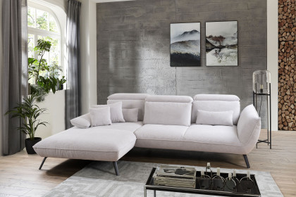 Brix von Poco - Sofagarnitur links silber