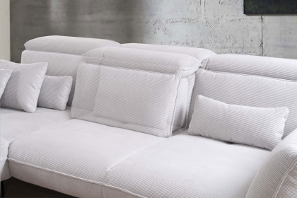 Brix von Poco - Sofagarnitur links silber