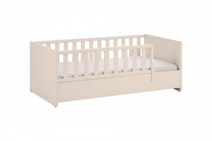 Little Snu von Paidi - bodennahes Design-Kinderbett cashmere-beige