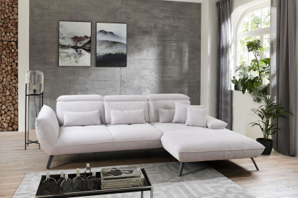 Brix von Poco - Sofagarnitur rechts silber