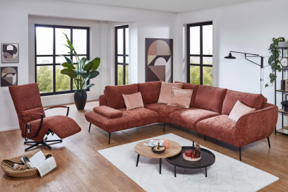 Benton von Poco - Eckcouch links kupfer