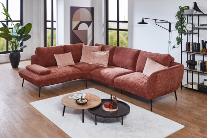 Benton von Poco - Eckcouch links kupfer