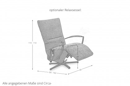 Benton von Poco - Eckcouch links kupfer