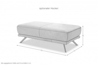 PN-EM22041 von Polinova - Ecksofa Variante links kurkuma