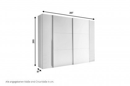 Maturs von POL Power - Kleiderschrank kaschmir mit viel Innenzubehör
