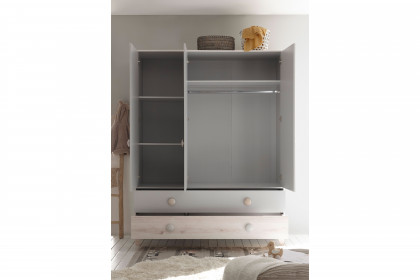 Fien von POL Power - Kombi-Kleiderschrank ash grey - Absetzung Aurum