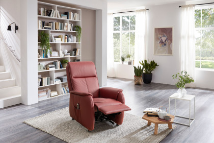 Frederik Basic von Polsteria - Fernsehsessel feuerrot