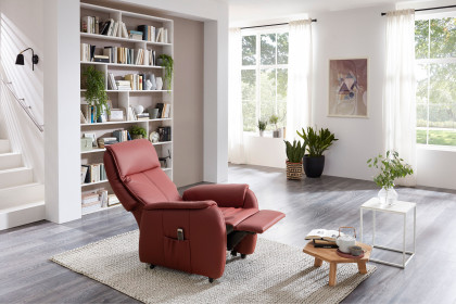 Frederik Basic von Polsteria - Fernsehsessel feuerrot