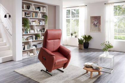 Frederik Basic von Polsteria - Fernsehsessel feuerrot