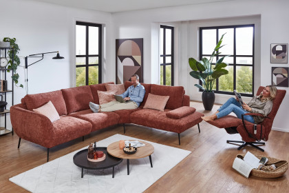 Benton von Poco - Eckcouch rechts kupfer