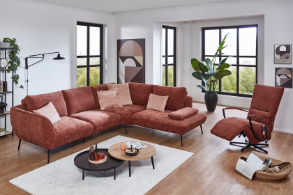 Benton von Poco - Eckcouch rechts kupfer