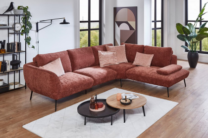 Benton von Poco - Eckcouch rechts kupfer