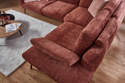 Benton von Poco - Eckcouch rechts kupfer