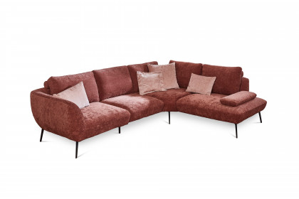 Benton von Poco - Eckcouch rechts kupfer