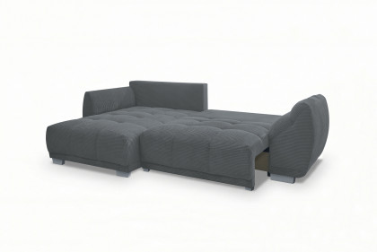 Modell 248 II von Sofa-Team - Ecksofa links anthrazit