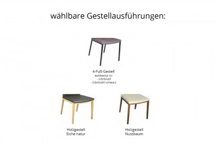 New Davos von SIT Mobilia - Stuhl mit Eichenholzgestell