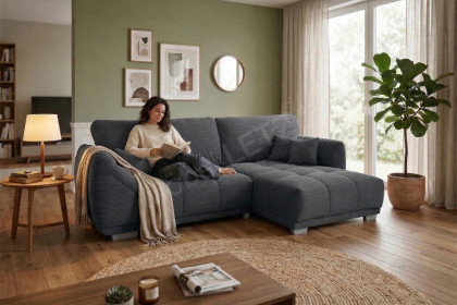 Modell 248 II von Sofa-Team - Ecksofa rechts anthrazit