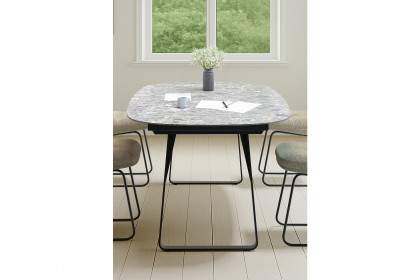 Atlas von SIT Mobilia - Esstisch in Dekton Ceppo & Stahl schwarz