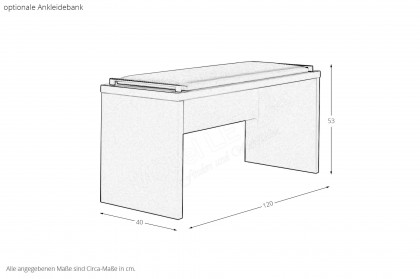Kopenhagen von Wiemann - Schlafzimmer kieselgrau