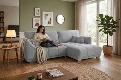 Modell 248 II von Sofa-Team - Eckcouch rechts beige