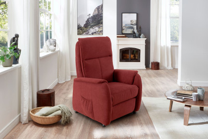 Frederik Plus Basic von Polsteria - Relaxsessel rot