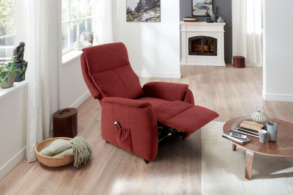 Frederik Plus Basic von Polsteria - Relaxsessel rot