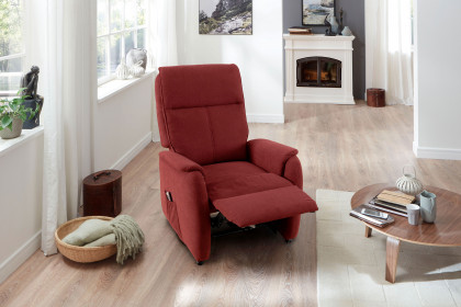 Frederik Plus Basic von Polsteria - Relaxsessel rot