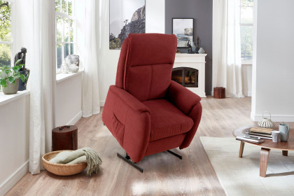 Frederik Plus Basic von Polsteria - Relaxsessel rot
