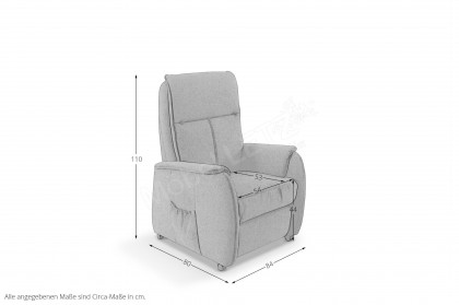 Frederik Plus Basic von Polsteria - Relaxsessel rot